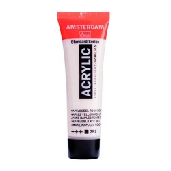 AMS AKRİLİK BOYA 120 ML NAPL.YLW.RD.LT.